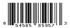 UPC barcode 854585859573