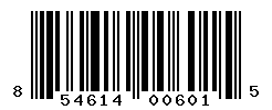 UPC barcode number 854614006015