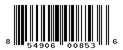 UPC barcode number 854906008536