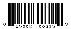 upc 855002003159 barcode image