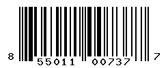 UPC barcode number 855011007377