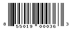 UPC barcode number 855019000363 lookup