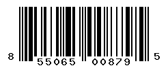 UPC barcode number 855065008795