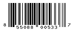 UPC barcode number 855088005337