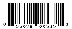 UPC barcode number 855088005351