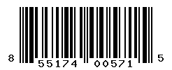 UPC barcode number 855174005715