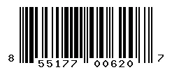 UPC barcode 855177006207