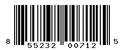 UPC barcode 855232007125