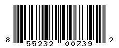 upc 855232007392 barcode image