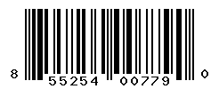 UPC barcode number 855254007790