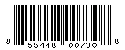 UPC barcode 855448007308