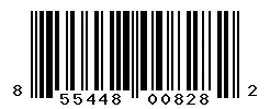 UPC barcode 855448008282
