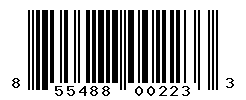 UPC barcode number 855488002233