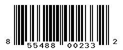 UPC barcode number 855488002332