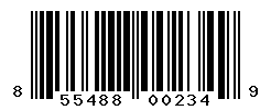 UPC barcode number 855488002349