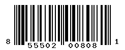 upc 855502008081 barcode image