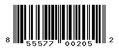 UPC barcode number 855577002052