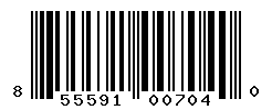 UPC barcode number 855591007040