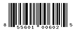 UPC barcode number 855601006025