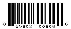 UPC barcode number 855602008066