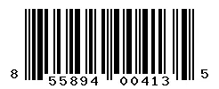 UPC barcode 855894004135