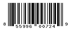 UPC barcode number 855996007249