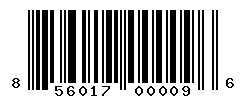 UPC barcode number 856017000096