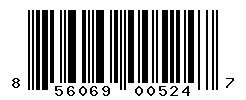 UPC barcode number 856069005247