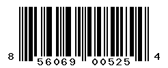 UPC barcode number 856069005254