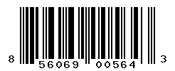 UPC barcode number 856069005643