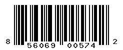 UPC barcode number 856069005742