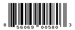 UPC barcode number 856069005803