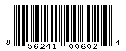 UPC barcode number 856241006024