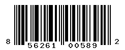 UPC barcode number 856261005892