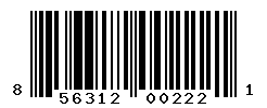 UPC barcode number 856312002221