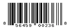 UPC barcode 856459002368