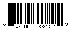 UPC barcode number 856482001529