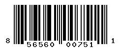UPC barcode number 856560007511