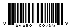 UPC barcode number 856560007559
