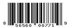 UPC barcode number 856560007719