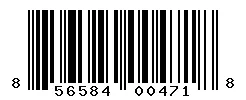 UPC barcode 856584004718