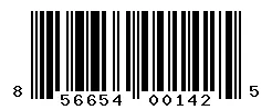 UPC barcode 856654001425