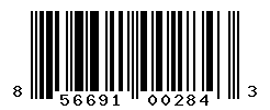 UPC barcode number 856691002843