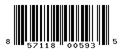UPC barcode 857118005935