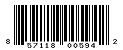 UPC barcode 857118005942