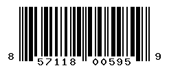 UPC barcode number 857118005959