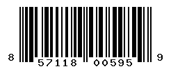 UPC 857118005959 barcode image