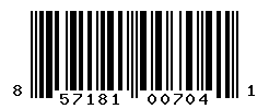 UPC barcode number 857181007041