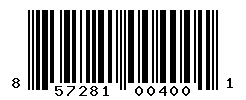 upc 857281004001 barcode image