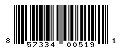 UPC barcode number 857334005191